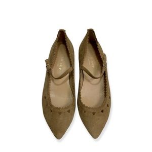 Twin Set Simona Barbieri Suede Flat Shoes